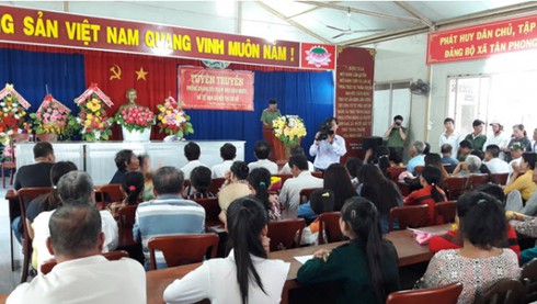 Bạc Liêu: Tuyên truyền phòng chống tội phạm mua bán người đến từng người dân - ảnh 1