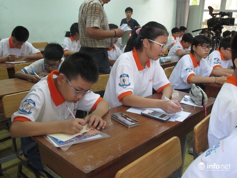 TP.HCM: Hơn 1.200 học sinh dự thi “Toán học – Tư duy và thực tiễn” - ảnh 1