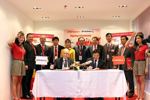 Vietjet chọn SR Technics làm đối tác chiến lược - ảnh 1