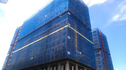 Block 1 dự án Sky 9 cất nóc sớm hơn dự kiến - ảnh 2