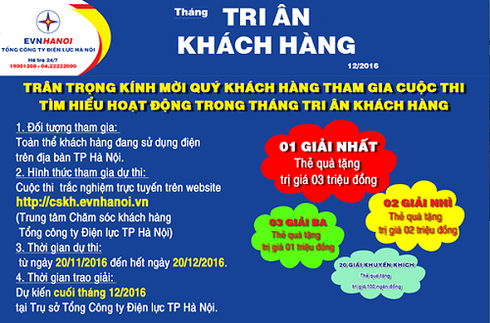 EVN HANOI phát động cuộc thi