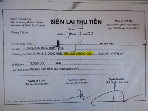 Choáng với việc thu học phí kiểu … “cầm đồ” - ảnh 1