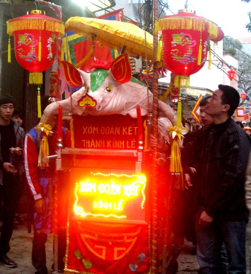 Đến La Phù xem rước “Ông Lợn” - ảnh 7