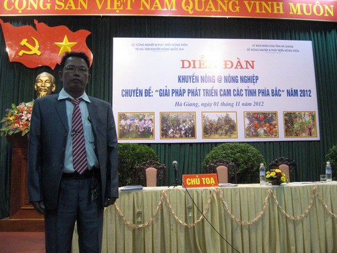 Xây cầu, làm đường nhờ trồng cam - ảnh 1