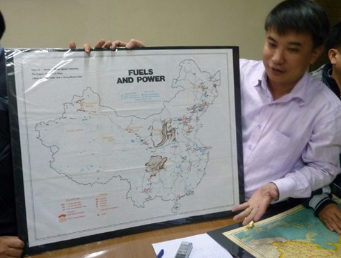 Phát hiện Bản đồ năng lượng của Trung Quốc không có