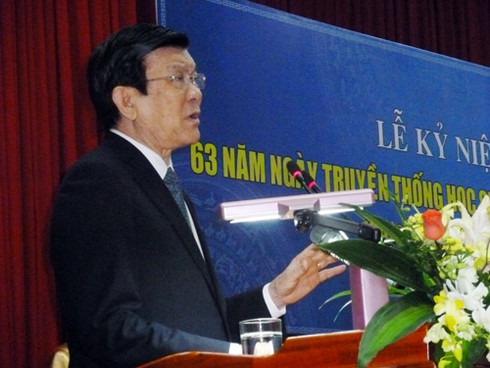 Chủ tịch nước Trương Tấn Sang nói về