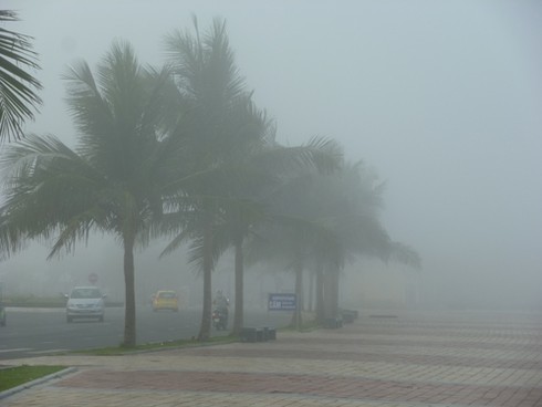 Đà Nẵng: Kỳ thú phố biển bỗng chìm trong sương mù - ảnh 1