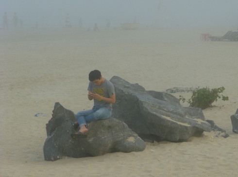 Đà Nẵng: Kỳ thú phố biển bỗng chìm trong sương mù - ảnh 21