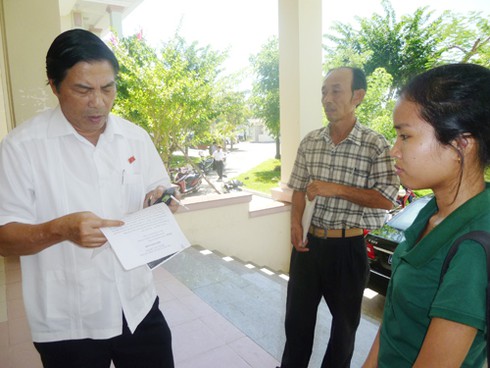 Thư ký thông báo, ông Nguyễn Bá Thanh không thể về tiếp xúc cử tri - ảnh 1