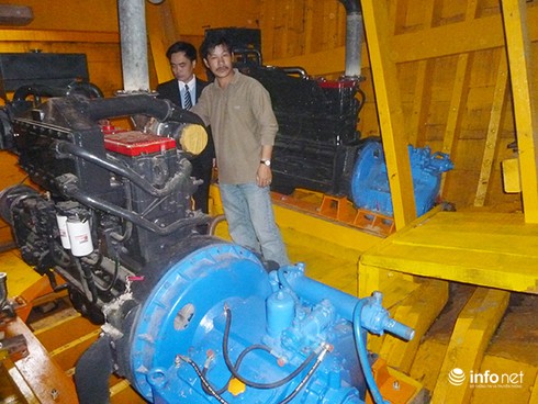 Cận cảnh hạ thủy tàu cá thay thế tàu ĐNa 90152 bị tàu Trung Quốc đâm chìm - ảnh 4