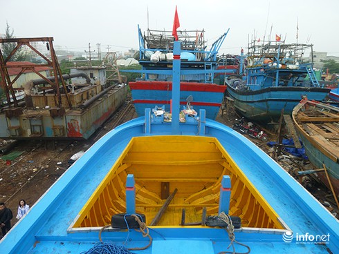 Cận cảnh hạ thủy tàu cá thay thế tàu ĐNa 90152 bị tàu Trung Quốc đâm chìm - ảnh 10