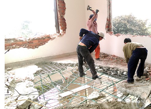 Hình ảnh độc quyền về việc tháo dỡ biệt thự trái phép ở Hải Vân - ảnh 5