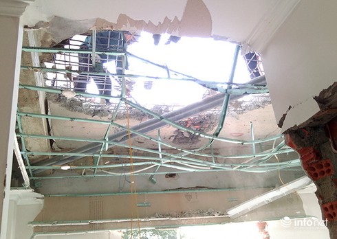 Hình ảnh độc quyền về việc tháo dỡ biệt thự trái phép ở Hải Vân - ảnh 7