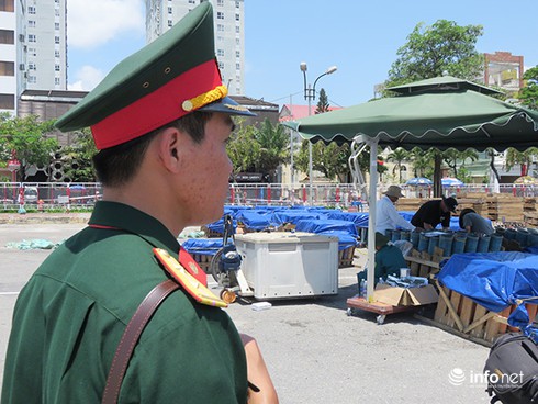 Bí mật bãi bắn của các đội thi trình diễn pháo hoa quốc tế Đà Nẵng 2015 - ảnh 3