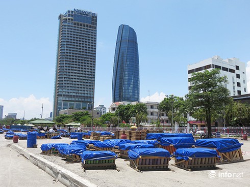 Bí mật bãi bắn của các đội thi trình diễn pháo hoa quốc tế Đà Nẵng 2015 - ảnh 1