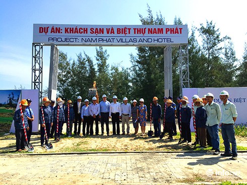 Đà Nẵng: Khởi công dự án khách sạn và biệt thự Nam Phát - ảnh 1