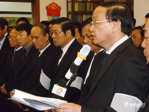 Đọc lại những dòng của lãnh đạo Đảng, Nhà nước trong sổ tang ông Nguyễn Bá Thanh - ảnh 4