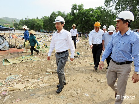 Ông Nguyễn Xuân Anh thị sát