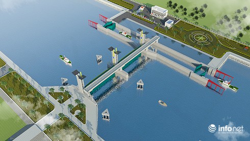 Khởi công dự án 10.000 tỉ chống ngập do triều cường khu vực TP.HCM - ảnh 1