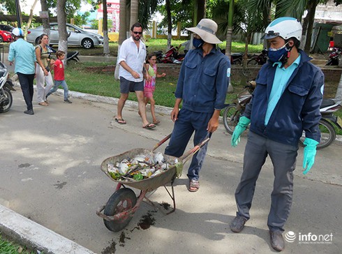 Đà Nẵng: Cá chết bất thường, nổi trắng hồ Công viên 29/3 - ảnh 20