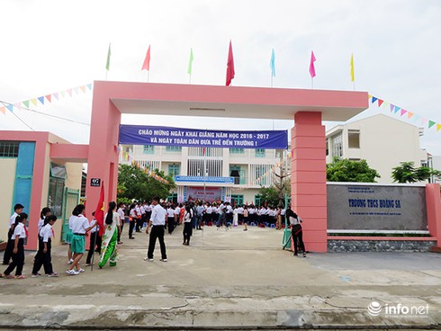 Đà Nẵng: Lần đầu tiên khai giảng ngôi trường mang tên Hoàng Sa - ảnh 1