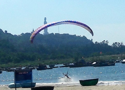Giải dù lượn “Bay trên Tiên Sa”: Tai nạn