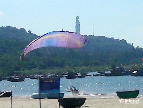 Giải dù lượn “Bay trên Tiên Sa”: Tai nạn