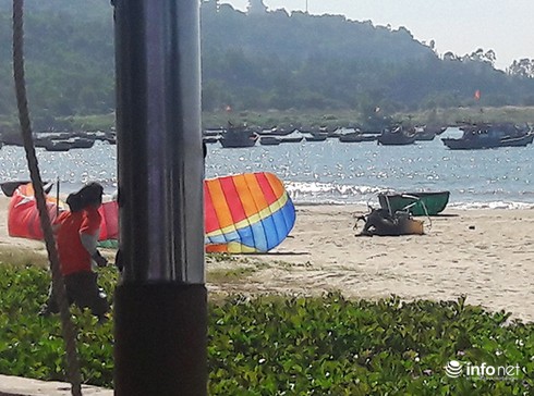 Giải dù lượn “Bay trên Tiên Sa”: Tai nạn