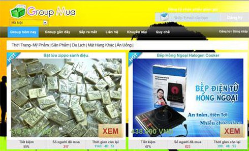 mua hàng theo nhóm