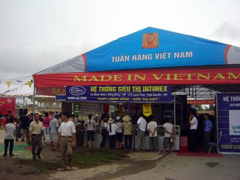 Chương trình tuần hàng Việt Nam ở huyện Kiến Thụy