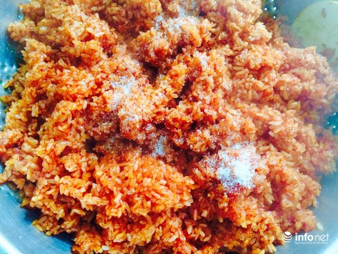 Cách nấu xôi gấc đỏ đẹp mang lại may mắn ngày Tết - ảnh 6