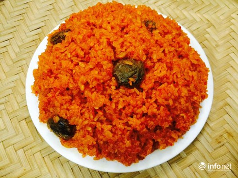 Cách nấu xôi gấc đỏ đẹp mang lại may mắn ngày Tết - ảnh 7