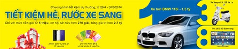 Cơ hội nhận xe BMW tại SCB - ảnh 1