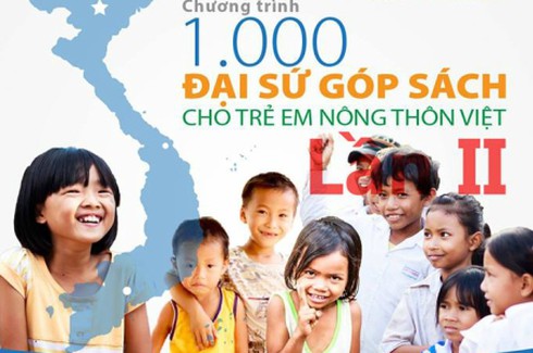 1,000 ĐẠI SỨ GÓP SÁCH CHO TRẺ EM NÔNG THÔN VIỆT LẦN II - ảnh 1