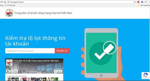 Cục An toàn thông tin ra công cụ giúp người dùng kiểm tra email có bị lộ mật khẩu - ảnh 1