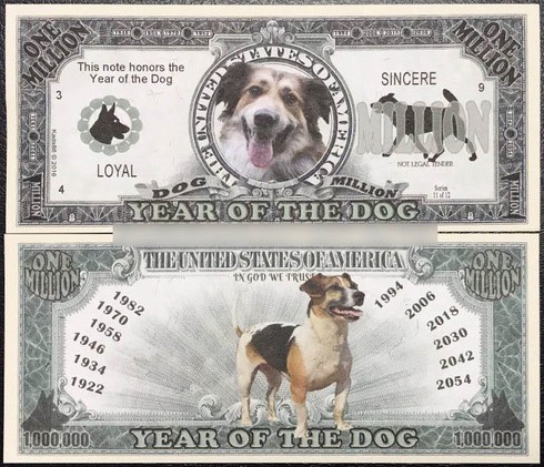 Rao bán tiền lưu niệm in hình chó trên Facebook - ảnh 2