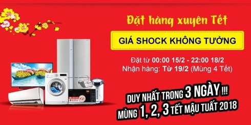Mùng 1 Tết săn hàng điện máy giảm giá - ảnh 2