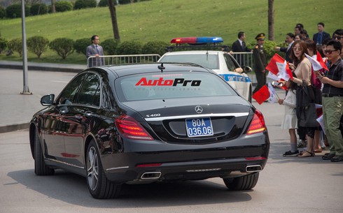 Cận cảnh dàn xe hùng hậu đón Tổng thống Hàn Quốc đến thăm Việt Nam - Ảnh 30.