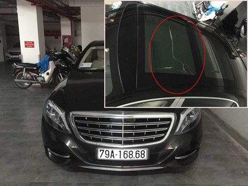 Gay can chuyen bao tri kinh oto sieu sang Mercedes hinh anh 1