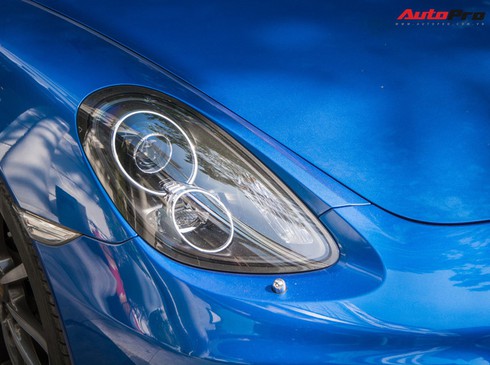 Porsche Cayman S màu xanh dương của đại gia Hà Nội - ảnh 5