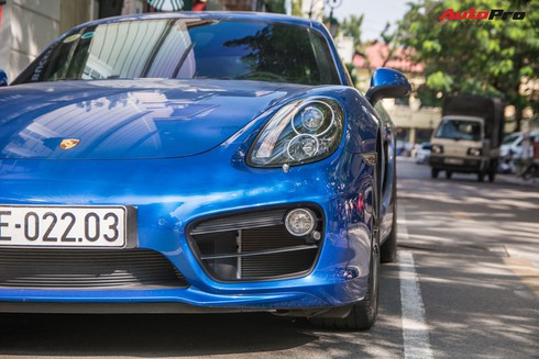 Porsche Cayman S màu xanh dương của đại gia Hà Nội - ảnh 3