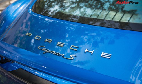 Porsche Cayman S màu xanh dương của đại gia Hà Nội - ảnh 8