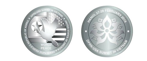9h sáng mai 27/2, chính thức phát hành đồng xu bạc kỷ niệm Hội nghị thượng đỉnh Mỹ - Triều - ảnh 1