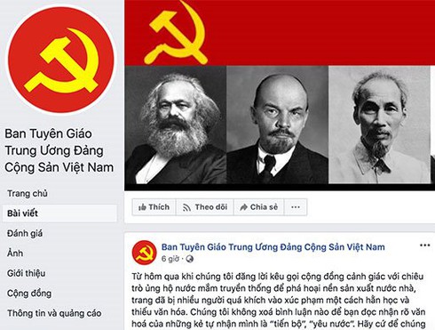 Facebook “trảm” tài khoản mạo danh Ban Tuyên giáo Trung ương - ảnh 1