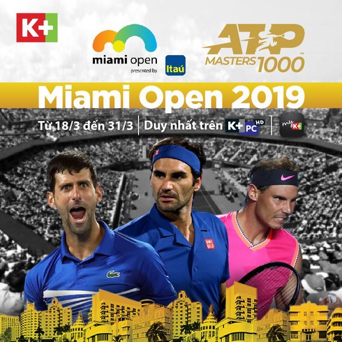 K+ mua độc quyền 9 sự kiện thuộc giải ATP World Tour series 5 mùa giải từ 2019 - 2023 - ảnh 1