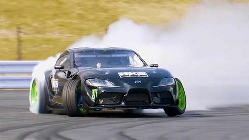 Toyota Supra 2020 cua 'vua drift' boc chay trong ngay dau ra mat hinh anh 1