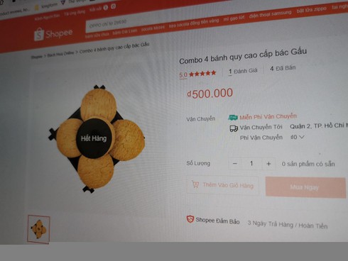 Shopee co the bi phat 500 trieu dong neu 'banh can sa' con duoc ban hinh anh 1 