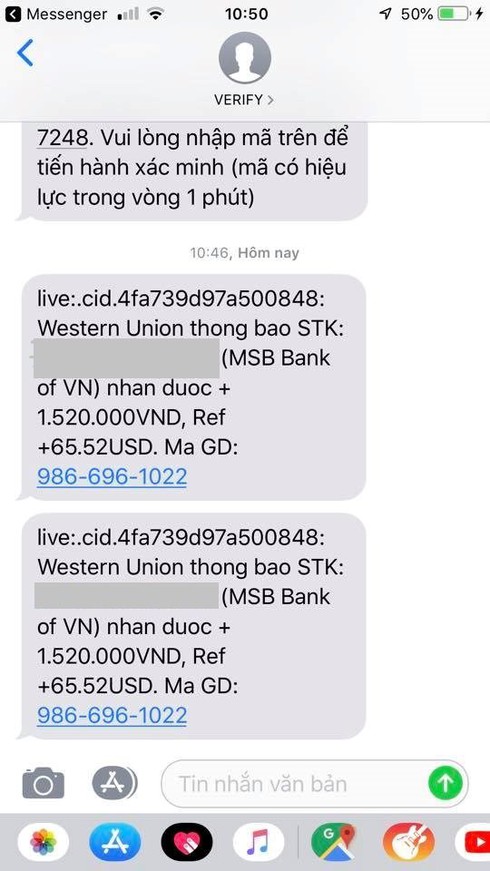 Tội phạm ngân hàng: Mạo danh Western Union lừa đảo nhà bán hàng online - ảnh 3