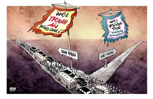 Giải nhất cuộc thi Vẽ tranh biếm họa đã tìm được chủ - ảnh 2