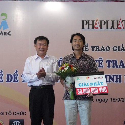 Giải nhất cuộc thi Vẽ tranh biếm họa đã tìm được chủ - ảnh 1